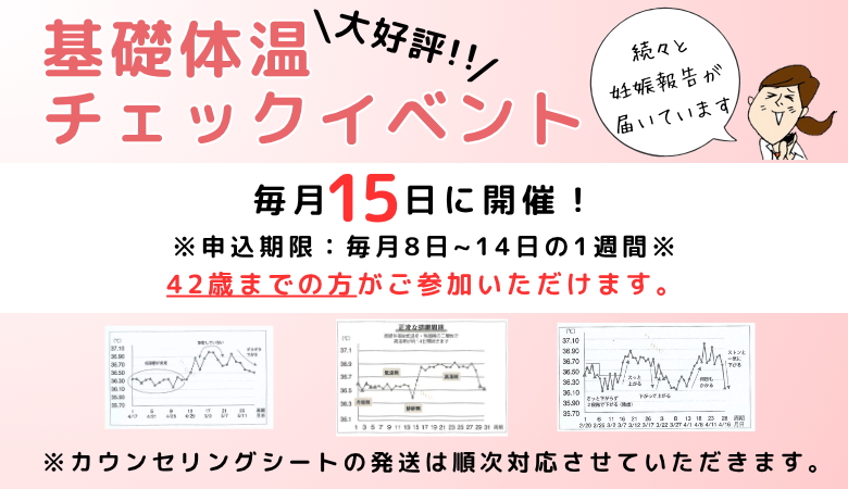 基礎体温チェックイベント