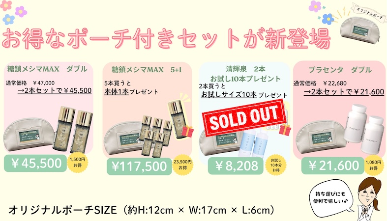 ポーチ付きセット