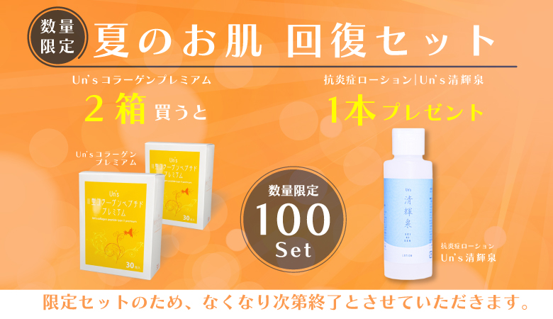夏のお肌回復セット
